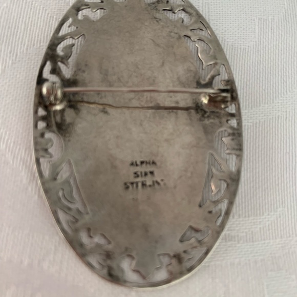 Vintage Sterling Silver brooch, collectible piece - Picture 6 of 10